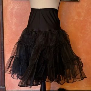 Tulle skirt dress-underlay.